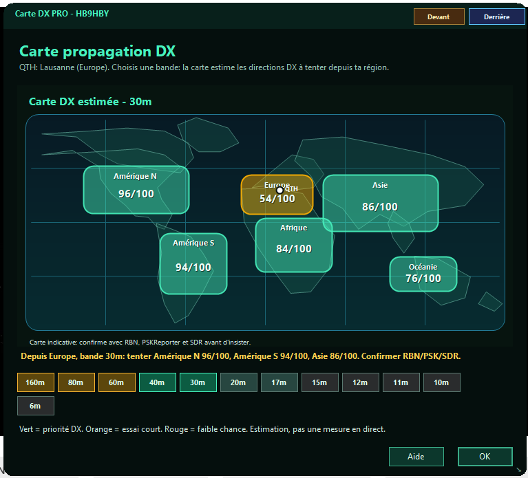 Carte propagation DX PRO